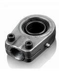 Rock Solid Rod End Plain Bearing With Heavy Duty Steel Core And Smooth Low Noise Operation Featuring An Eighty Millimeter Inner Diameter For Tough Automotive Projects Drop Right In And Built Different, showing a close-up view of the bearing.