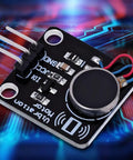 Dope 3 Pack DC5V Vibration Motor Module With MOS Drive, 9000RPM Flat Vibe Motors For Wearables, PWM Compatible, 30mm By 21mm, High Speed Tactile Feedback For Smart Devices And DIY Haptic Alerts, black PCB with wires