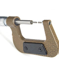 Pro Grade Thin Rod Micrometer Zero To 25 Millimeters With Dead On Accuracy And Built Tough Alloy Steel for precise measurements.