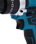Detail of Heavy Duty 21V Brushless Cordless Drill Driver With Slick Adjustable Speed And Serious Torque, trigger and control.
