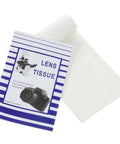 Lens tissue booklets, 10x15 cm white, dry lens cleaner for eyeglasses and cameras, two booklets.