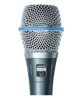 BETA 87A Studio Grade Vocal Microphone With Built In Pop Filter Pro Grade Supercardioid Condenser Mic front view