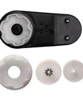 weelye Replacing Gears for RS390 Motor WW-3 WW-4 Gearbox, children's electric vehicles accessory shown with gears and motor parts