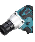 Pro Workhorse Cordless Electric Rivet Gun With Brushless Motor Automatic Rivet Nut Setter For Aluminum Steel Rechargeable close-up view.