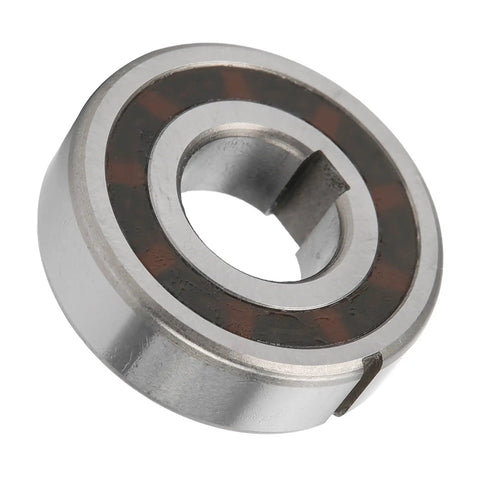 Tough As Nails One Way Sprag Clutch Bearing With Slick Sealed Rollers For Industrial Conveyors And Speed Reducers Featuring Straight Up Reliable 20mm Bore And 47mm Outer Diameter Assembly showing a close-up of the 20mm bore and sealed design.