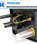 Close-up of Smart 1L Automatic CNC Lubrication Pump oil filter net with digital control and electromagnetic features for milling