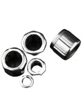 One Way Clutch Needle Roller Bearing Assortment Set, 100 Pieces showing three metal bearings for automotive applications.