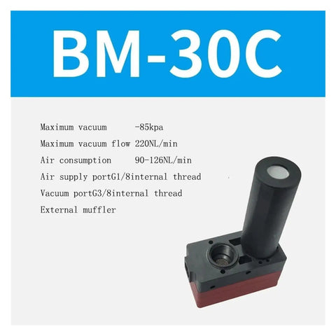 Fully Automatic Multi Stage Vacuum Generator With Negative Pressure Capabilities And High Flow Vacuum Pump features