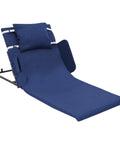Adjustable Electric Lift Backrest For Bed With Strong Steel Frame And Thick Sponge Lumbar Support Up To 330 Pounds That Helps You Chill Out, blue fabric