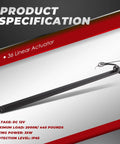 Beefy 36 Inch 12V Linear Actuator Kit Heavy Duty 440 Pounds 2000N IP65 Protection Aluminum Alloy Stroke Actuator featured