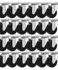 24 Pack 2 Inch Hard Rubber Swivel Caster Wheels With Top Plate Sealed Bearings Heavy Duty Rock Solid Locking Brake Smooth Sailing Heavy Hauler Cart Kit 65 Lb Capacity Shop arranged in rows.