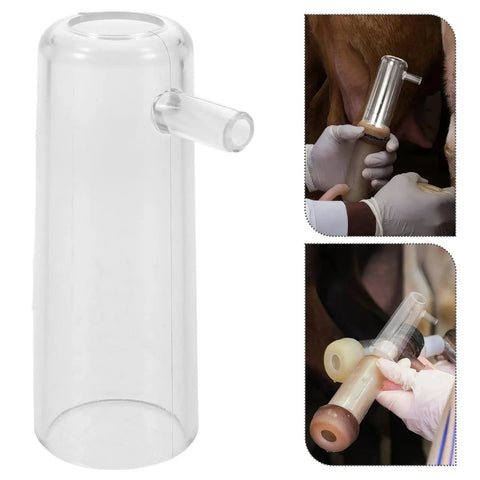 Goat Milking Cup Spare Part For Sheep And Goats White Plastic Milking Cup For Mobile Use On Busy Farms Easy Cleaning Efficient Suction And Milk Flow Dairy Farm Milking Equipment Replacement Part, clear plastic cup
