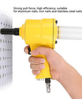 Professional Grade Pneumatic Rivet Gun With Knockout Grip Design And Killer Pull Power Air Powered Riveting Tool for fastening aluminum nails.