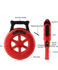 Bullseye Accuracy Heavy Duty Stud Finder And Wall Scanner For Metal Pipes PVC Plumbing Blockages with waterproof probe and anti-slip handle.