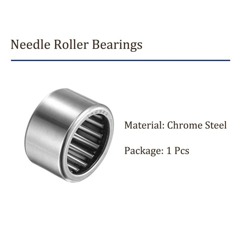 Heavy Duty 25 By 33 By 20 Millimeter Needle Roller Bearing One Way Clutch Assembly For Automotive Transmissions, chrome steel design.