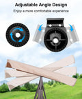 Two Pack Porch Swing Canopy Fittings For 20 To 23 mm Frame Joints Garden Plastic Replacement Parts For Outdoor Patio Canopy Swings Easy Install Attachments To Secure Your Swing Canopy To The Frame, showing adjustable angle design.