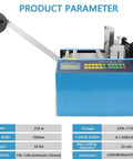 Heavy Lift Auto Heat Shrink Tube Cutter Machine For Pipe And Cable Projects Full Automatic Cold Cut Tool with display and blade.