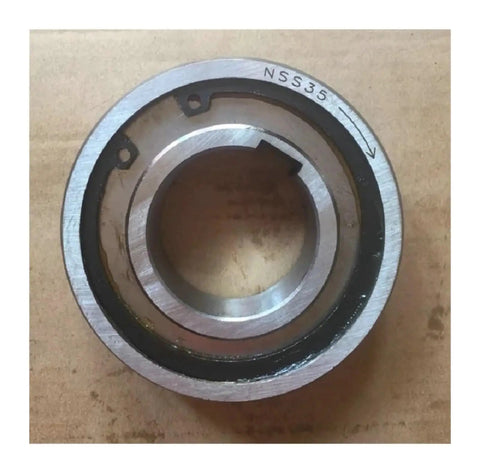 AS25 NSS25 One Way Needle Roller Clutch Bearing 25X52X15mm Backstop Design Precision Steel Construction, front view showcasing details.