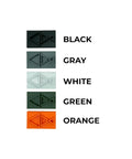 Slick Horizontal Ski Rack Wall Mount Bracket Black Hookless Design color options including black, gray, white, green, and orange.