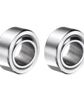 Heavy Duty COM12T Spherical Plain Bearings Pair 3/4 X 1 7/16 X 3/4 Chrome Steel Bushings with smooth chrome finish.