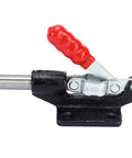 Heavy Duty Quick Release Toggle Clamp A Real Workhorse With 230Kg Holding Capacity For Drilling Cutting Welding And Tool Assembly Metalworking And PCB Bonding Applications Stainless Steel And Plastic Construction For Built To Last Performance, red handle