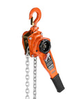 Polipasto de cadena Ton de 1 Ton , altura de elevación de 3 metros, cadena G80, freno mecánico de doble trinquete y ganchos giratorios de 360 grados; ideal para almacenes y garajes