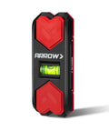 Solid Magnetic Stud Finder And Level With Straight Shot Accuracy To Hunt Down Hidden Nails Behind Drywall Without The Headache Includes Two Tough Magnetic Markers Gonna Make Your Wall Drilling Tasks Dead Easy, showing a compact handheld magnetic detector with two level bubbles.