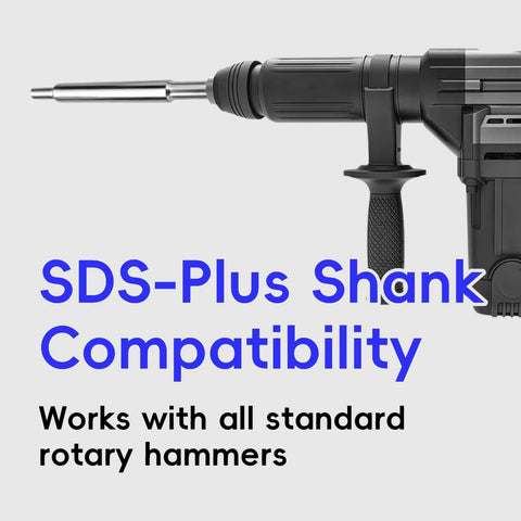 Precision SDS Plus Setting Tool For Three Eighths Inch Drop In Anchors In Concrete And Masonry Installations Compatible With Anchors Durable Carbon Steel Heat Treated For Reliable Anchor Seating In Overhead Installations Corrosion Resistant shown with SDS-Plus shank and rotary hammer compatibility