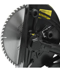 Heavy Duty Electric Circular Saw With 6800W Adjustable Angle for wood metal tile cutting blade close-up view.