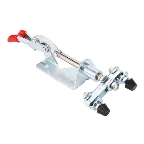 Push Pull Action Toggle Clamp 45kg Heavy Duty Clamp For Workshop Tasks Durable Iron Construction Easy Mount Base With Three Holes Adjustable