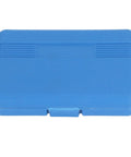 Complete Hex Bit Socket Set With 13 Essential Pieces Covering 2mm To 14mm With Versatile 1/4 3/8 And 1/2 Inch Drive box, blue plastic case.