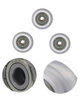 Top Tier 3D Printer Linear Pulley Kit Featuring Smooth Oiled Bearings for slick belt routing with tough plastic housings.