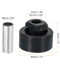 Tough As Nails 1.6X1.2 Inch Rubber Mounting Feet And Anti Vibration Pads 4 Pack With Iron Tubes For Refrigeration Compressor Ac Fridge Electric Motor showing measurements and materials.