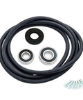 Washer Tub Bearing And Seal Kit Compatible With Samsung And Kenmore Models Knocks Out The Squeak heavy duty sealed bearings and rubber seals.