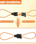 Fiber Optic Bypass Loop Adapter Set With Female And Male Connectors Your Go-To Diagnostic Tool For Cars SUVs Trucks And Optical System Testing In Black, plastic loop adapter set, simple installation