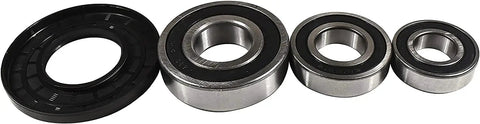 Bearing And Seal Kit Fixes Whirlpool Front Load Washer Tub GHW9100LQ2 with three bearings and one seal for washer repair.