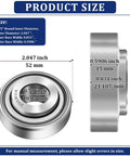 Hella Durable Agricultural Insert Ball Bearing 205Rva with dimensions of 0.75 inch inner diameter and 2.047 inch outer diameter.