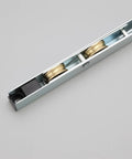 Top Tier Four Pack Sliding Patio Door Rollers With Double Copper Wheels Heavy Duty Replacement Pulleys For Wood And Aluminum Doors Hella Smooth Gliding Ready To Roll, showing brass wheel and galvanized iron housing.