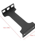 Built Tough 1U Aluminum Alloy Server Rack Depth Extender Kit Two Pack showing a black 10cm extendable bracket for network cabinets.