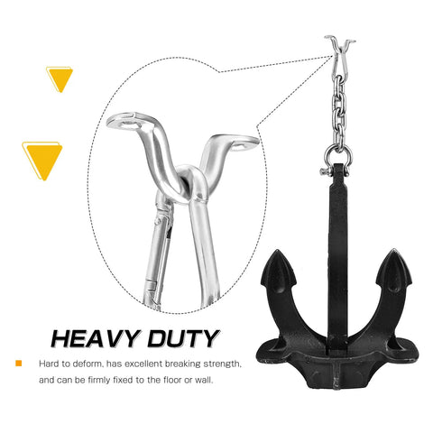 Close-up of heavy duty Stainless Steel 316 Deck Loops Tie Down Anchors For Boats And Kayaks with focus on durability and strength.