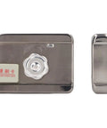 Tough As Nails Electronic Deadbolt Door Lock With Remote Control And Keyless Entry System For Bulletproof Home Security Zero Fuss Setup and Reliable Heavy Duty Performance Daily, showing front view with key card slot.