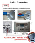Connections for 36W High Efficiency Brushless Hydroelectric Generator With App Control For Off Grid 12V 24V Battery Charging