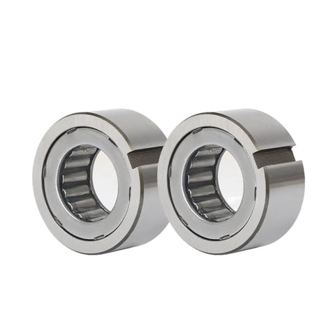 Built Tough For Real World Use Precision B205 Needle Roller One Way Cam Clutch Bearing With Keyway, two metal bearings.