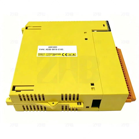 Rugged Beefy CNC IO Module For Machine Automation Digital IO Board With Plug And Play Setup Built For Long Lasting Operation And Stable Signal Transmission Compatible With A03B 0819 C185 A03B 0826 J185 A03B 0807 C185 Industrial Control Spare Parts, yellow module