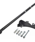 Dodge Ram Adjustable Front Upper And Lower Control Arms Kit For Bolt On 1 To 6 Inch Lift And Adjustable Panhard Track Bar For 0 To 4 Inch Lift 1994 2002 4WD Off Road Upgrade black steel bar, bracket, and bolts