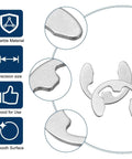 120 Pcs E-Clip External Retaining Rings Kit With 304 Stainless Steel Circlip Snap Rings Set highlighting design and material details