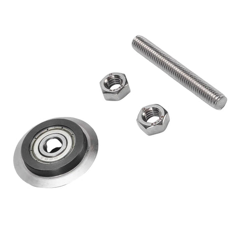 Ebtools Replacement Vane Wing For Powered Cable Stripper components including bearing, nuts, and steel shaft for repairs.