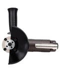 Pneumatic Air Angle Grinder 110 Millimeter With Secure Safety Shield lightweight build and padded grip for ripping through steel and lumber.