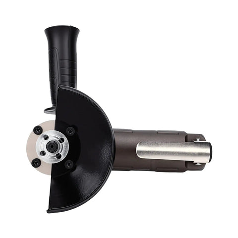 Pneumatic Air Angle Grinder 110 Millimeter With Secure Safety Shield lightweight build and padded grip for ripping through steel and lumber.