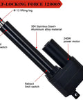 Built Like A Tank 10000N Linear Actuator Electric Lifting Motor 24V Quiet Telescopic Push Pull Rod For Industrial Hardware And Home Automation Upgrades With Easy Setup showing 240W motor and limit switches.